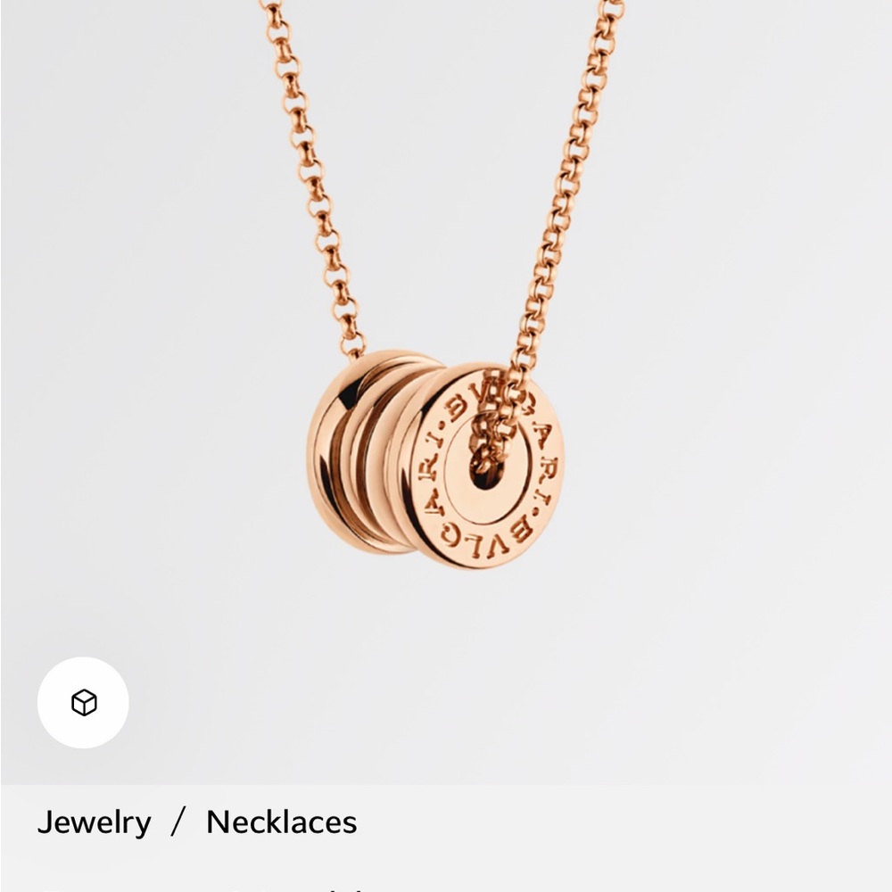 Bulgari Rose Gold Necklace